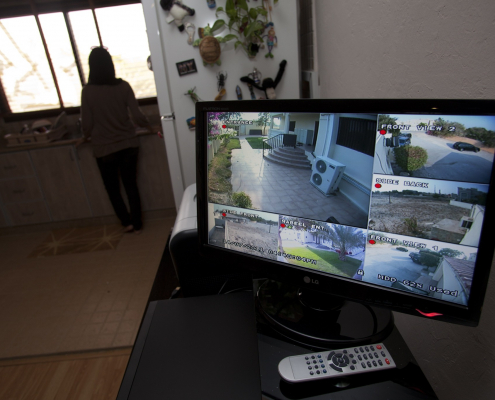Beltéri és kültéri biztonsági kamera rendszer