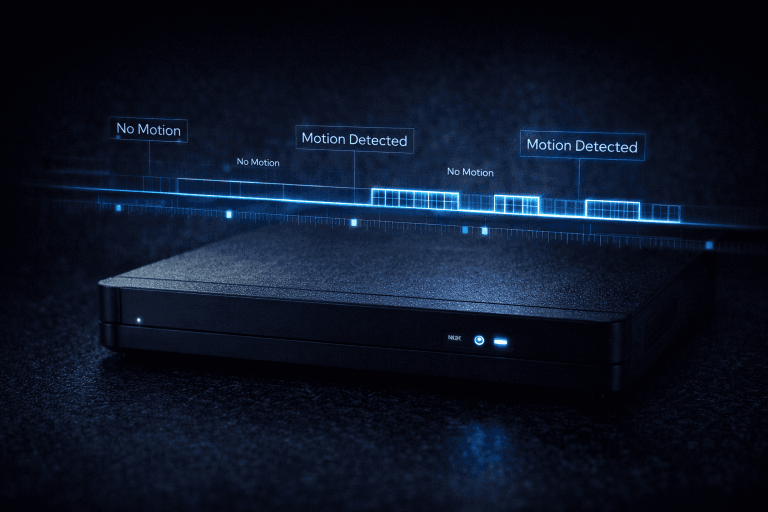 kulteri-kamera-szett-3 DVR mozgásérzékelés