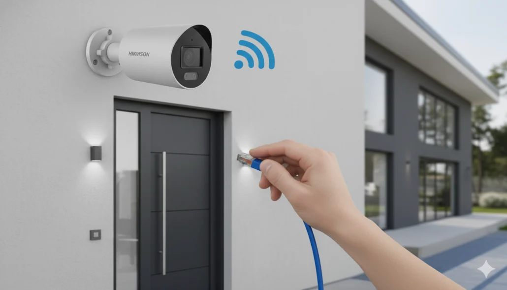 HIKVISION kamera csatlakoztatása