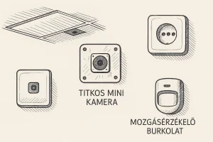 Titkos kamera – a kémkamera, mint a láthatatlan biztonság eszköze 14 Titkos mini kamera