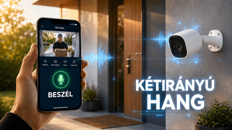 okos-kamara-2 Kamera kétirányú hanggal